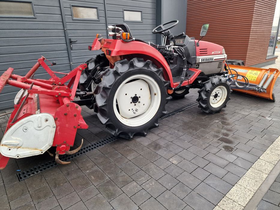 Mini traktor Japoński shibsura 18KM,4x4,pług do śniegu glebogryzarka,
