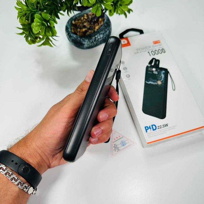 Павербанк зі швидкою зарядкою PD 22.5W+Type-C 10000 mah Power bank