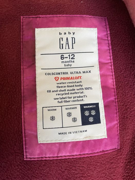 Зимовий комбінезон Gap 6-12 міс