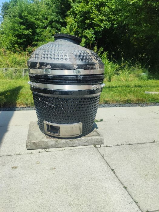 Grill  kamado węglowy duży ceramiczny  ruszt 34,5 cm