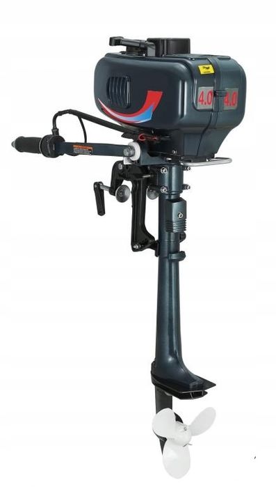 Silnik Zaburtowy Spalinowy 4KM Do Łdki Pontonu Chłodzenie Woda