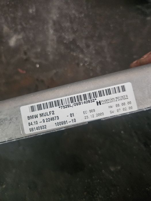 moduł mulf2 bmw e90 e91 e60 e61 e87 e70 9224673 bluetooth  sterownik dźwięku radia