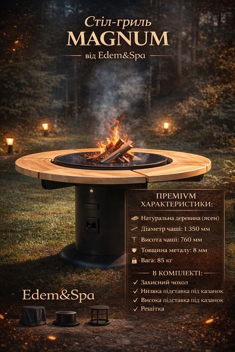 Стіл гриль від виробника! Барбекю! Мангал! Гриль! Стіл вогнище