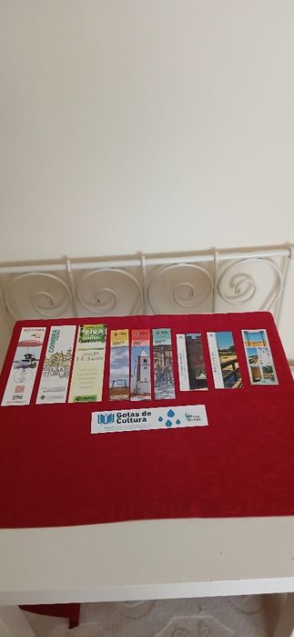 10 marcadores de livros - localidades, novos