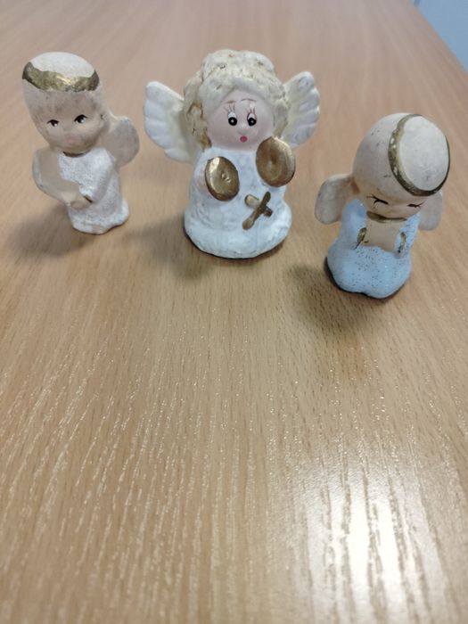 Figurki aniołki razem lub osobno