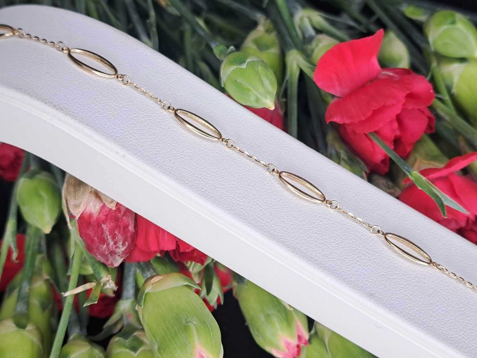 NOWA ZŁOTA BRANSOLETKA 2,01 GR. próba: 585 Komis Redi