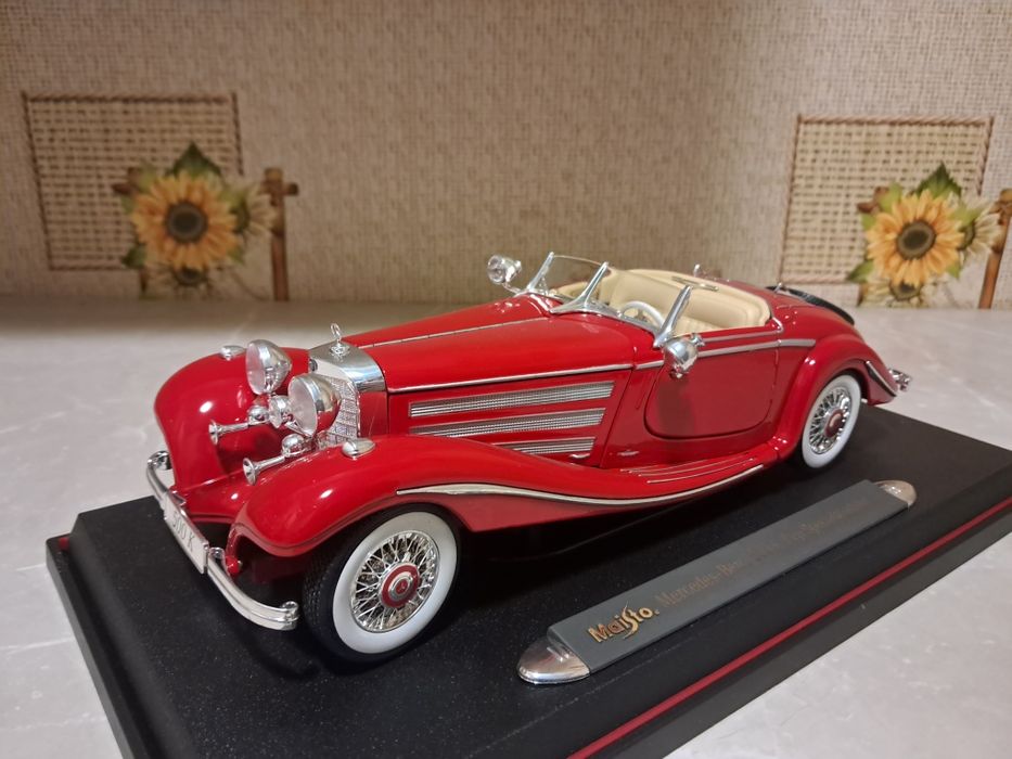 Масштабная модель 1/18  Mercedes Benz 500k Typ Specialroadster Maisto
