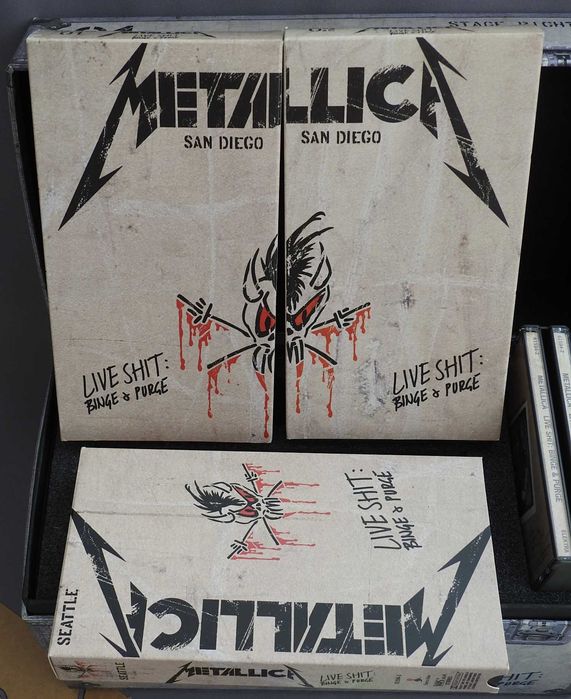 Metallica Live Shit: Binge & Purge 1993 Box коллекционный 3CD 3VHS M