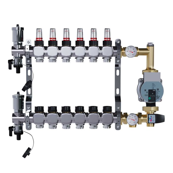 ROZDZIELACZ nierdzewny uzbrojony z pompą WILO - ZESTAW