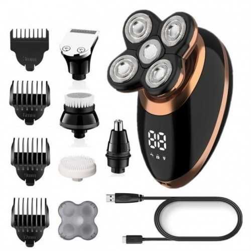 Чоловіча роторна акумуляторна електробритва 5 в 1 VGR V-316