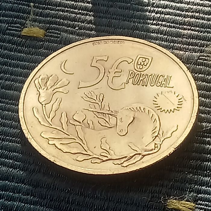 moeda de 5.00  Unicornio