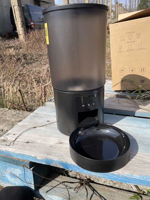 Подвійна автоматична годівниця для котів Aonboy wifi автоматична годівниця для котів і собак