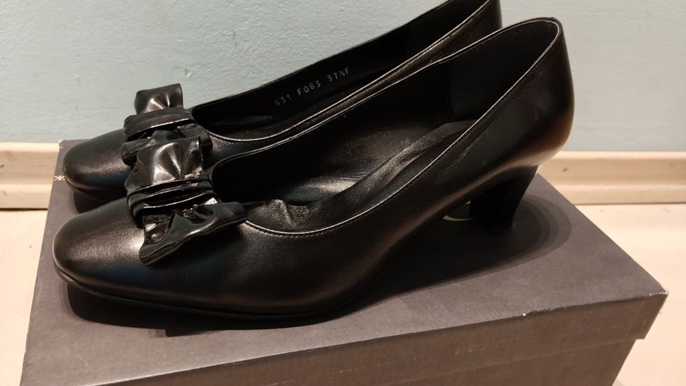 Skórzane buty damskie Ryłko