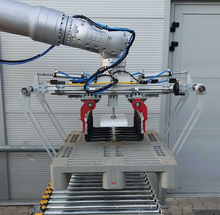 Paletyzator Paletyzer Zrobotyzowana paletyzacja worków kartonów palet
