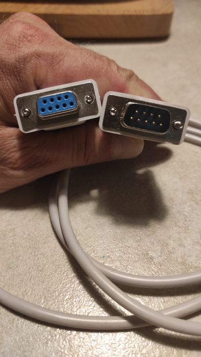Kabel RS-232. Długość 140 cm. Nowy. Dużo sztuk.