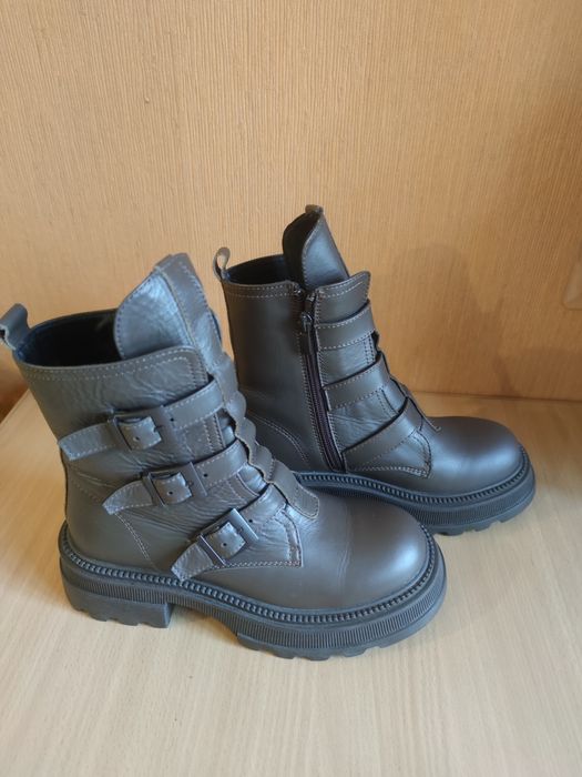 Зимние ботинки кожа на натуральном меху р.37