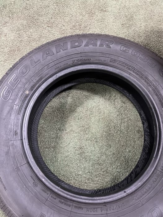 4x 215/70R16 100H YOKOHAMA GEOLANDAR G033 opona letnia