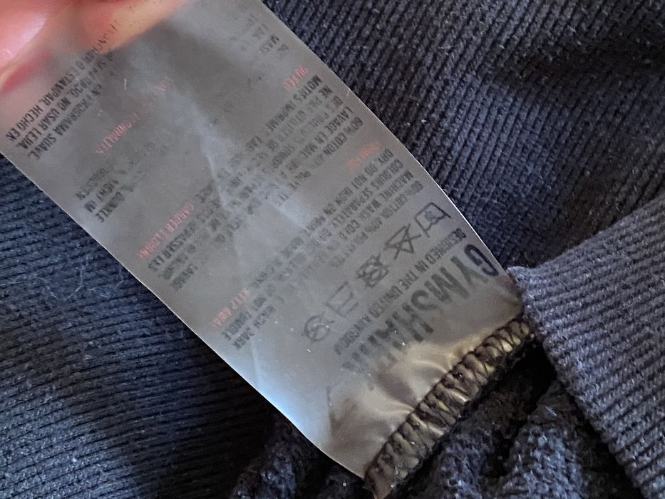 GymShark czarna bluza M bawełna kaptur
