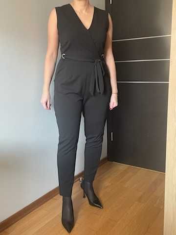 Reserved Zara czarny kombinezon wieczorowy L XL