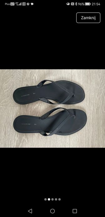 klapki basenowe reserved rozm. 40-41 (25,5-26 cm)