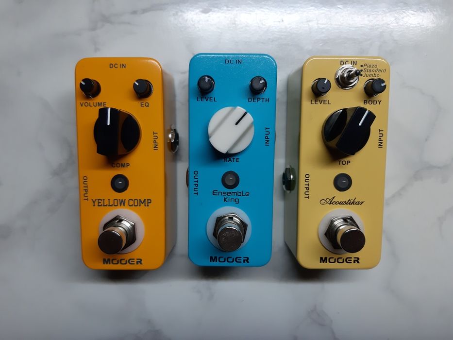 MOOER Blues mood Ultra drive MKII Yellow comp Acoustikar