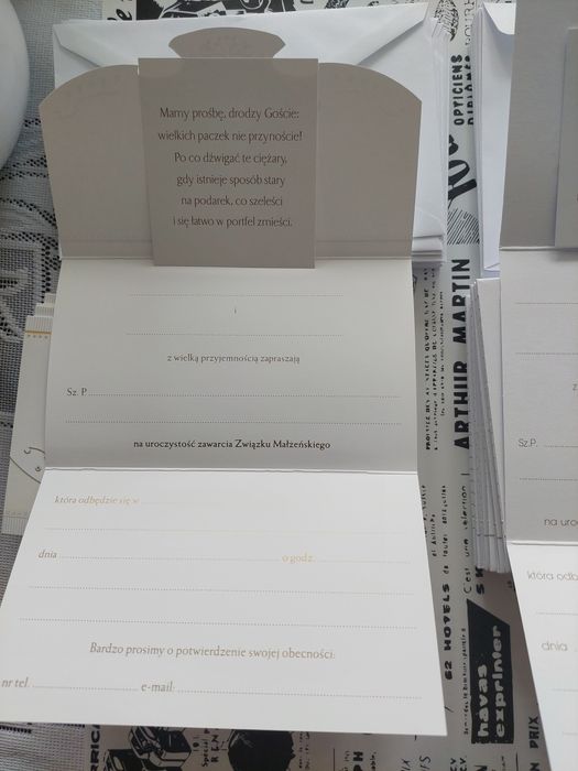 Zaproszenia na ślub