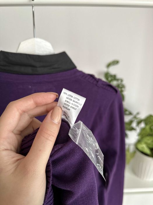 Sweter męski bawełniany S rozpinany z kołnierzykiem LA REDOUTE SWG005