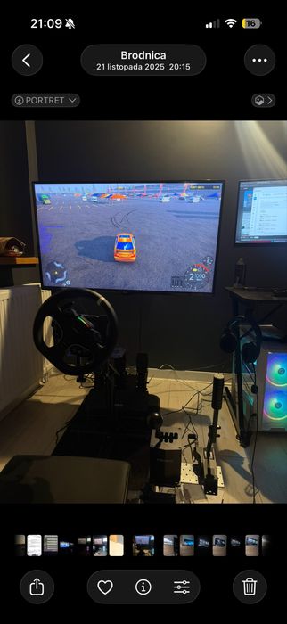 Kompletny zestaw SimRacing MOZA/COBRA/TV (handbrake/shifter/dodatki)