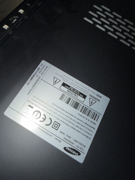 Samsung UE55D8000YS plus inteligentny led