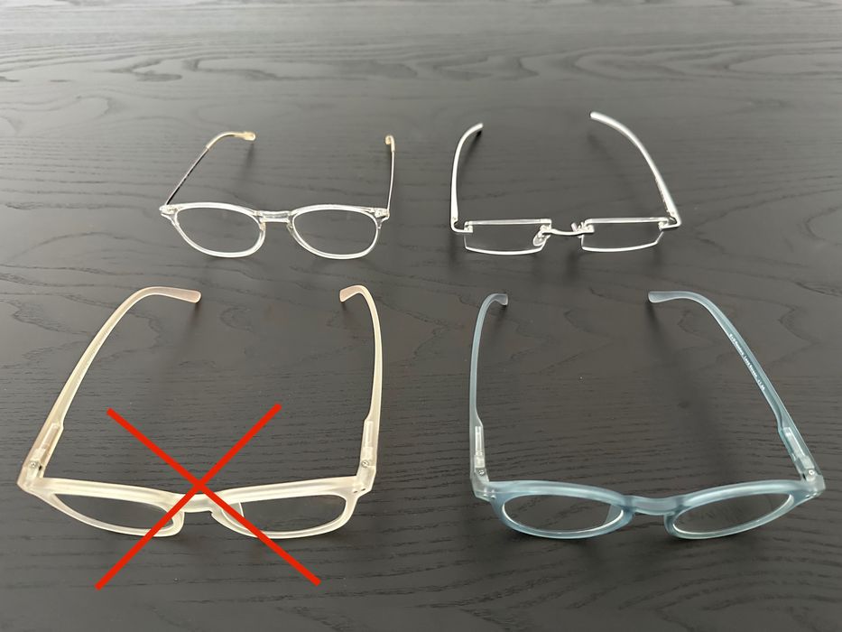 Conjunto de 3 Óculos Graduados +1.5