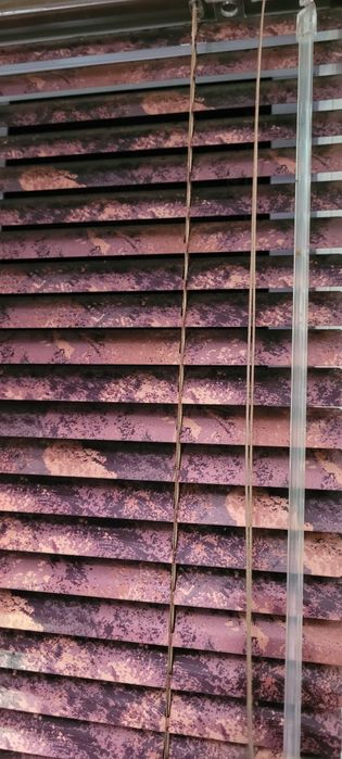 Komplet Żaluzje aluminiowe 2 szt poziome nowe szer 77 i 40cm, wys 140c