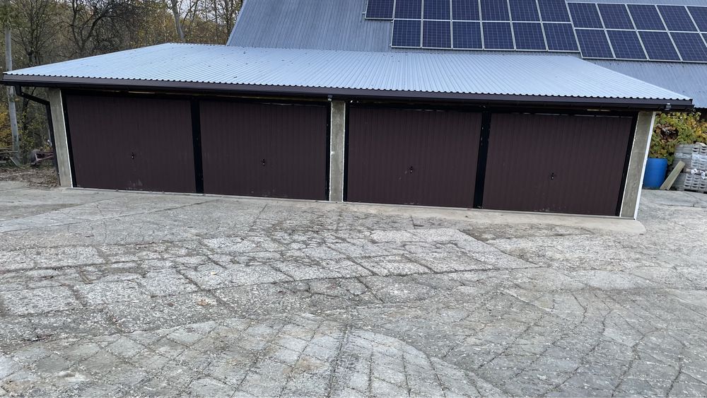 Bramy garażowe i tunele, szklarnie