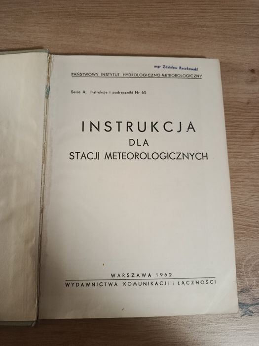 Instrukcja dla stacji metereologicznych