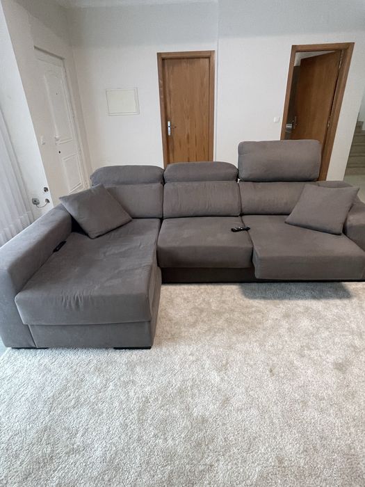 Sofa 3 lugares com chaise long