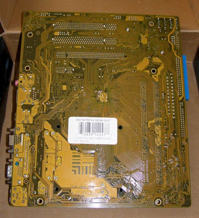 Asus P5L-MX LGA775 i945G PCI-E SVGA с проц. Core 2 Duo 6600 2.40 GHz