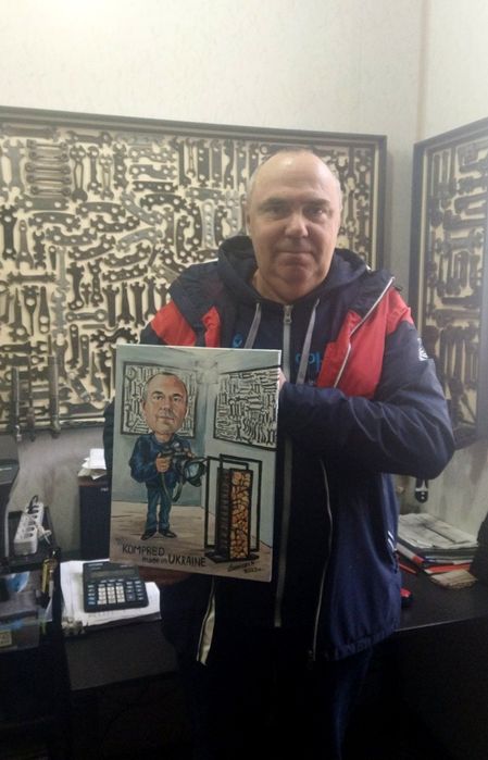 Портрет, шарж на замовлення з фото. Подарунок, карикатура