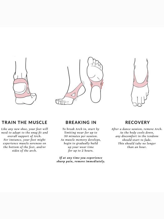 Capezio Arch - suporte arco pé dança contemporânea, ballet