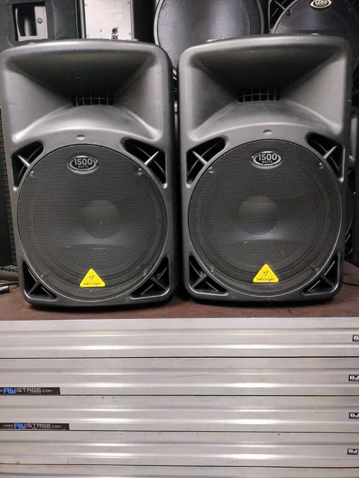 Głośniki Behringer B615D. Duża moc 1500 W. Okazja! Cena za 2 szt.