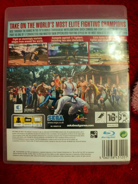 Диск PS3 «Virtua fighter 5»