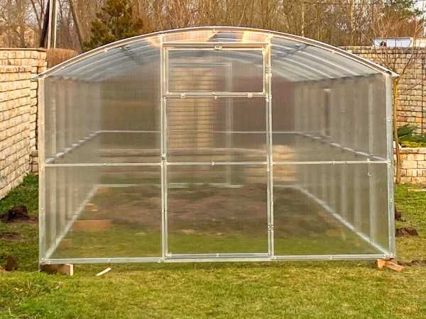 Szklarnia 3x4 3x6 3x8 3x10 Poliwęglan 4/6mm profil 40x20 Proste ściany