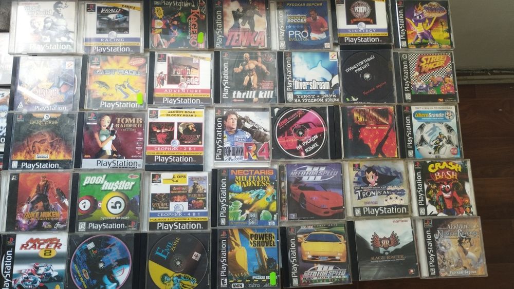 Диски playstation 60 шт