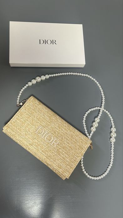 Оригінал DIOR клатч НОВИЙ, плетена сумка