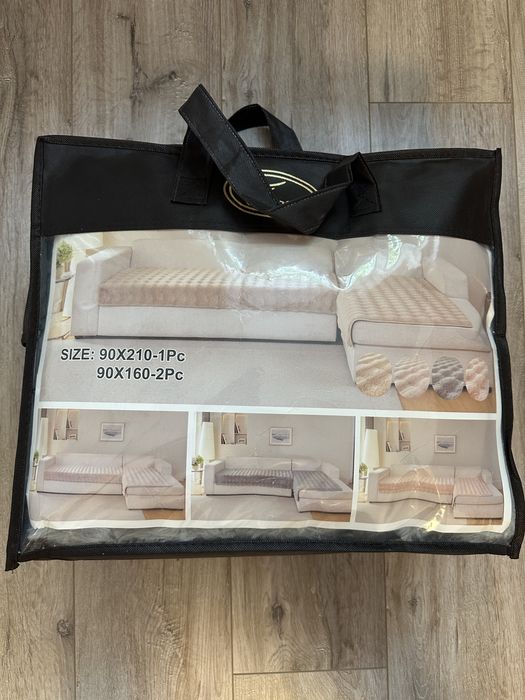 Девандек покривало на диван Koloco сірий колір 1300грн