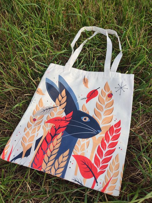 Shopper Eco Torba z wizerunkiem zajączka