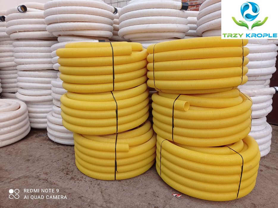 Rura drenarska fi 100 perforowana melioracyjna w otulinie CAŁA POLSKA