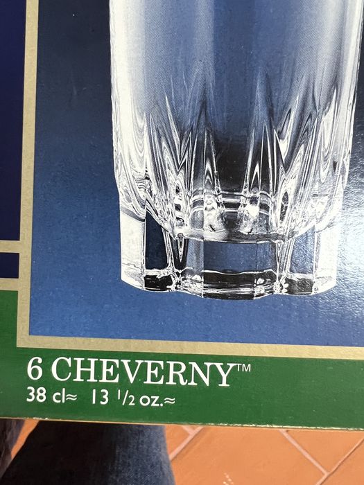 Vendo 1 Conjunto de 6 Copos Cristal D'Arques de 38cl Cheverny  Copos Talhados
