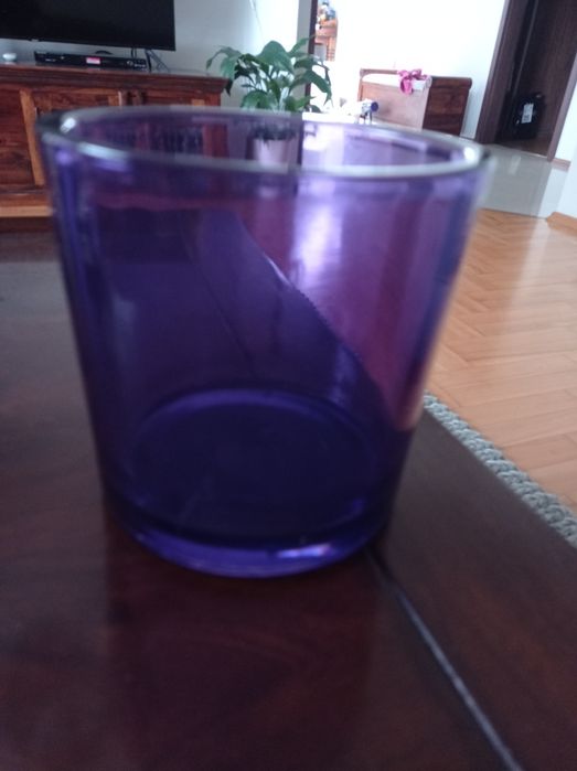 Świecznik Wazon Osłonka Szkło ozdobne