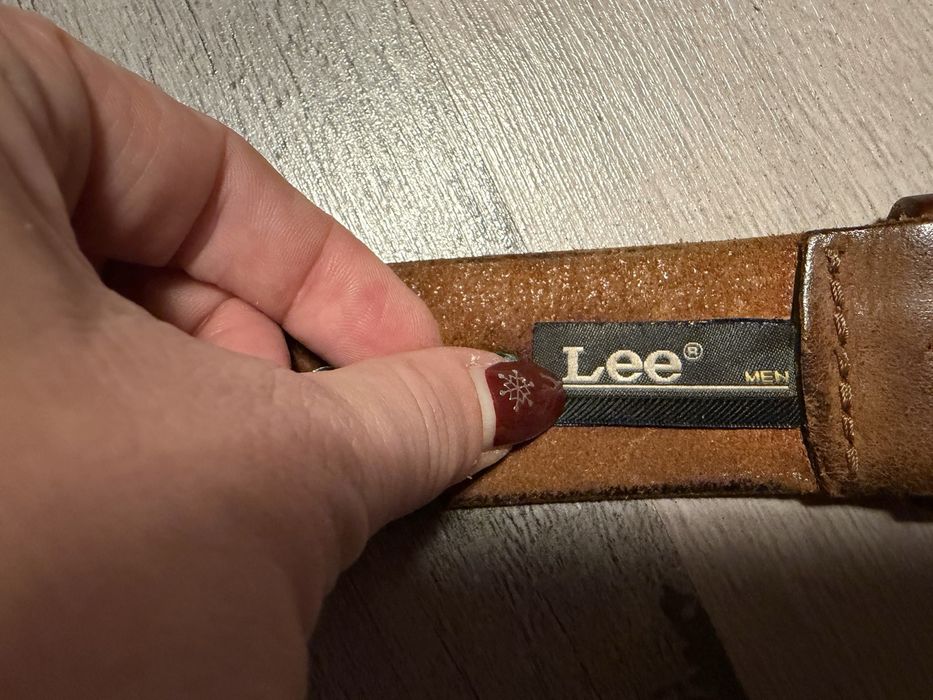 Pasek skorzany meski Lee bez klamry