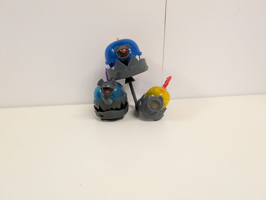 3 Figuras Happy Meal McDonald’s Megamind (2010) – Brainbots