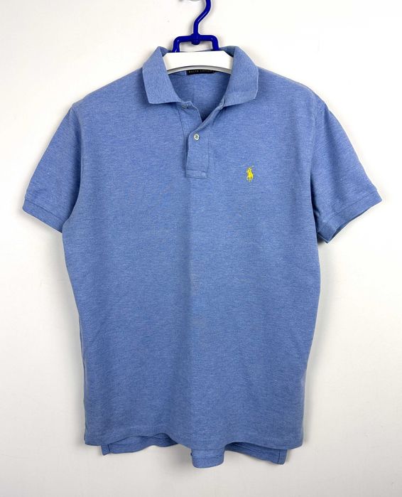 Koszulka polo RALPH LAUREN niebieska letnia r. M